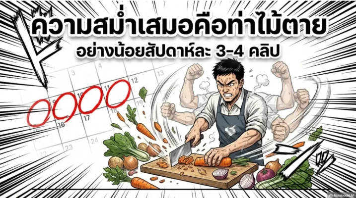 ควรโพสต์บ่อยแค่ไหนถึงจะเรียกว่าสม่ำเสมอ? ร้านอาหารญี่ปุ่น.com